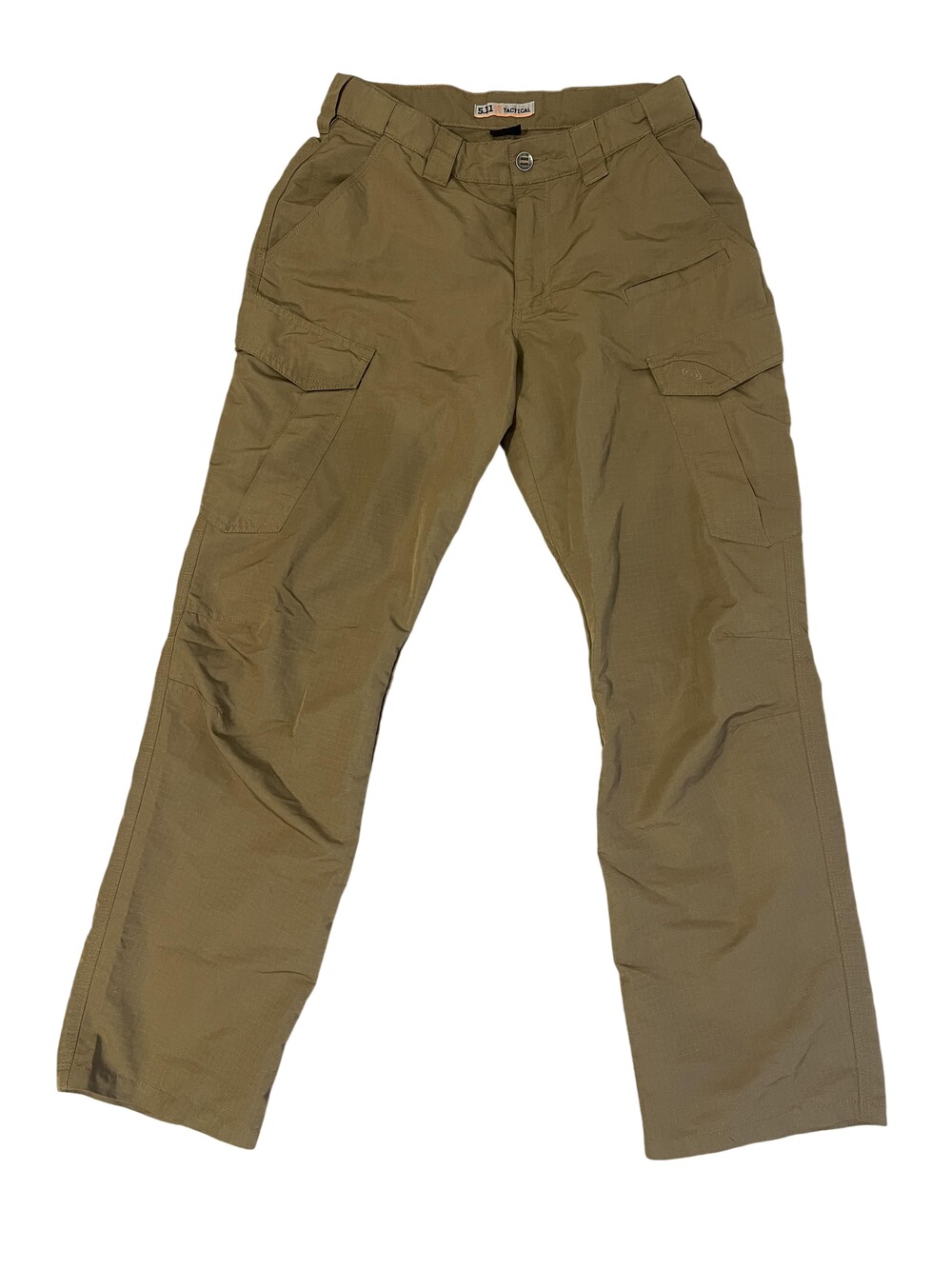 5.11 Tactical Pants Mens 32x32 Brown Cargo Ripstop Adjustable Waist Workwear